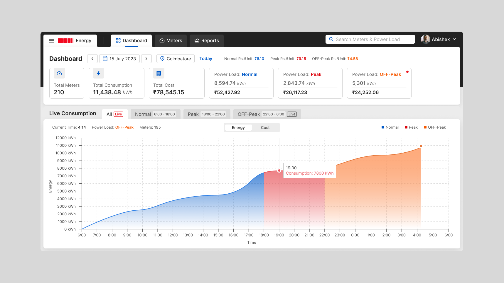 Energy Management App